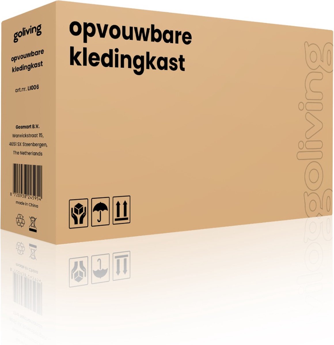 Goliving Opvouwbare Kledingkast - Zwart