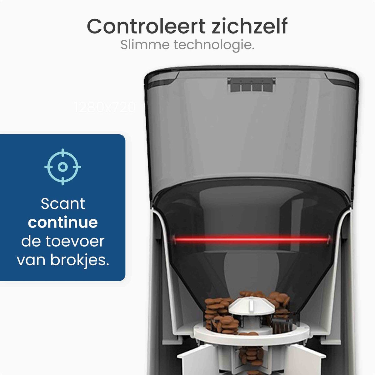 Gologi Automatische voerbak - Wit
