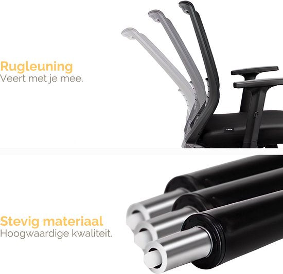 Goliving Ergonomisch Bureaustoel - Zwart