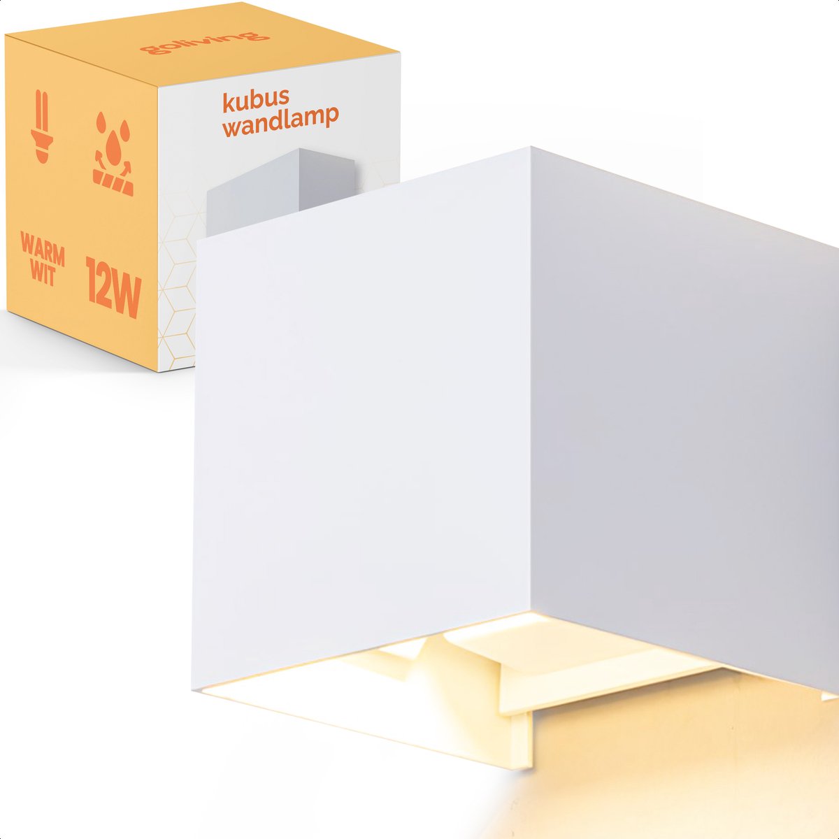 Goliving wandlamp - Wit
