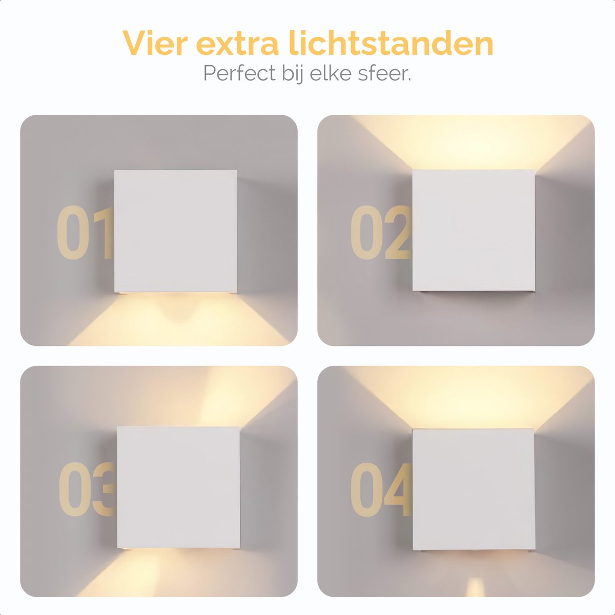 Goliving wandlamp - Wit