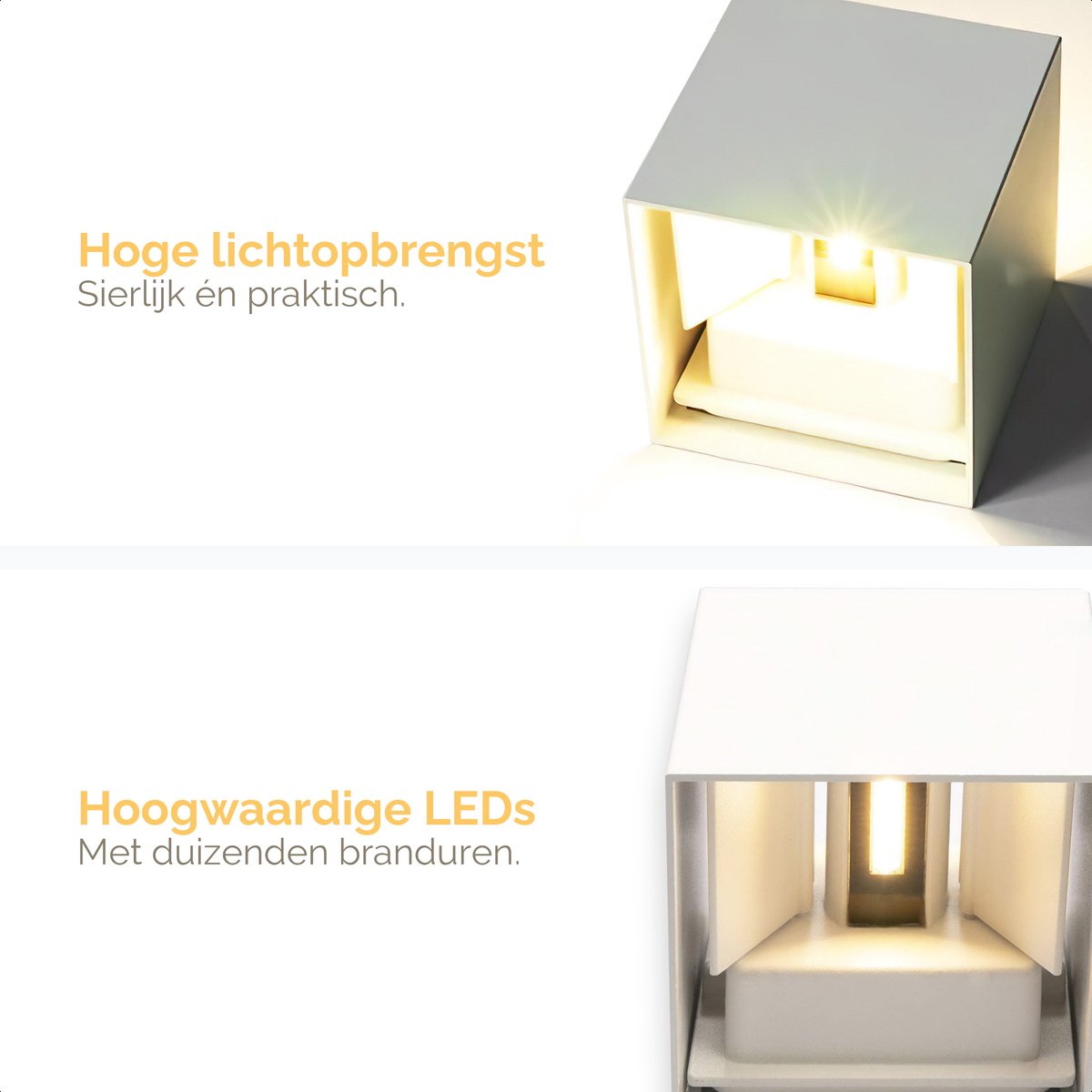 Goliving wandlamp - Wit