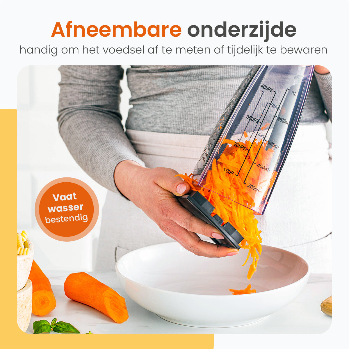 Goliving Keukenrasp met Opvangbak