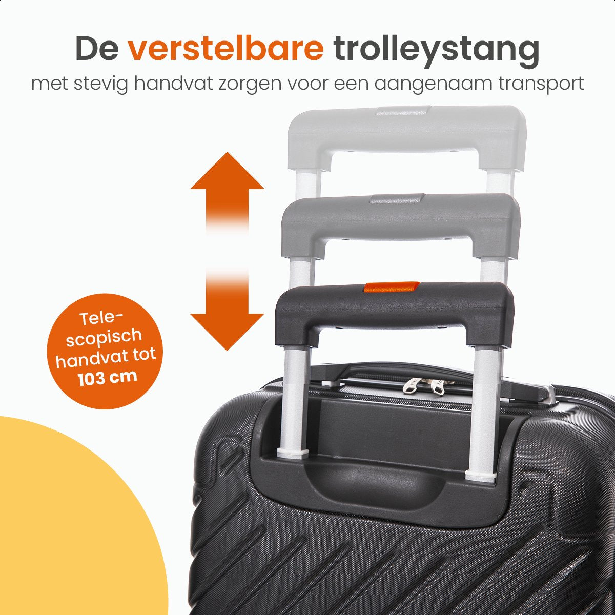 Goliving Handbagage Koffer - 53x35x23 - Groen