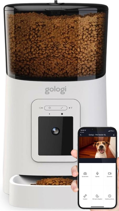 Gologi Automatische voerbak - Wit
