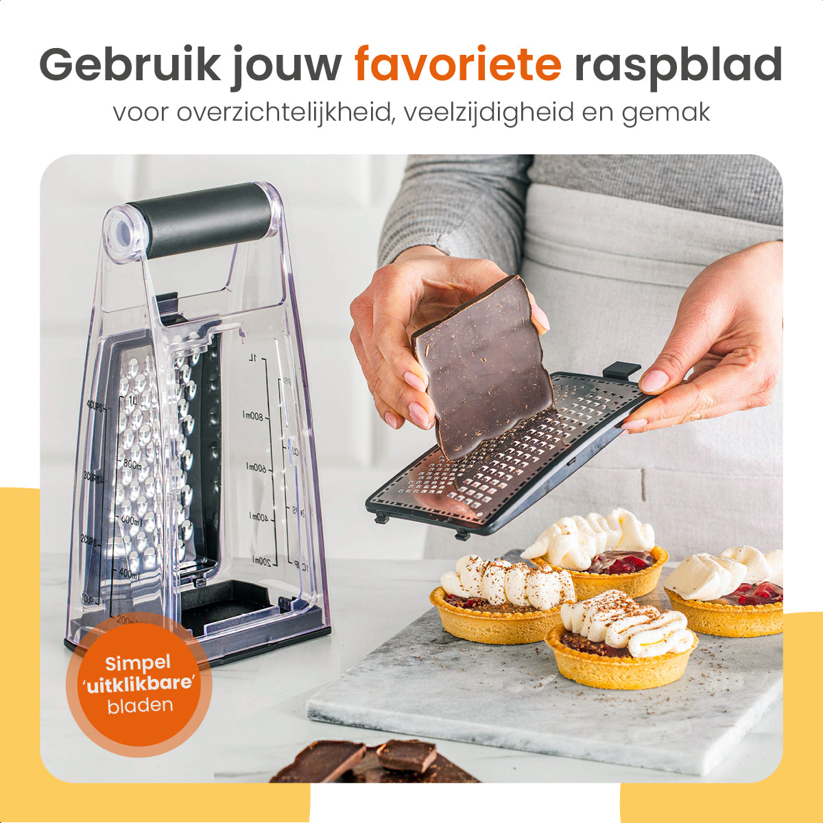 Goliving Keukenrasp met Opvangbak