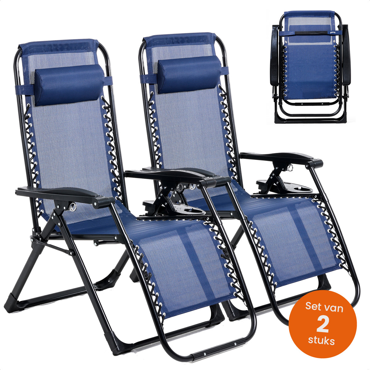 Goliving Opvouwbare Ligstoel 3 Standen 2 Stuks 110 X 66 X 178 Cm goliving-opvouwbare-ligstoel-3-standen-2-stuks-110-x-66-x-178-cm