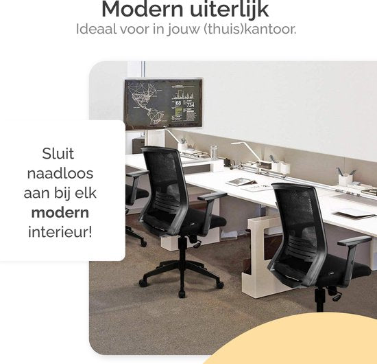 Goliving Ergonomisch Bureaustoel - Zwart