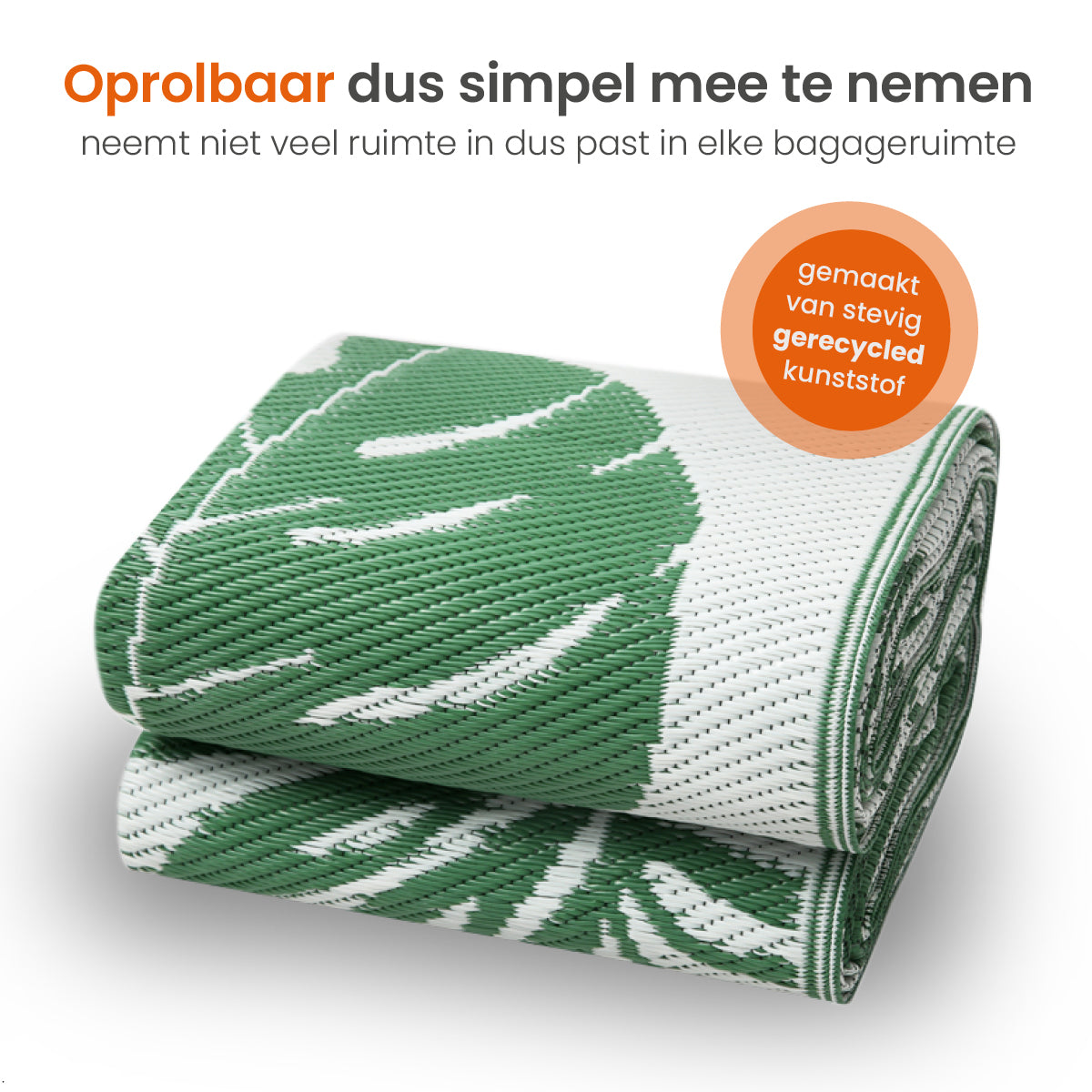 Goliving Buitenkleed Green Flora - 183x290CM - Groen/Wit