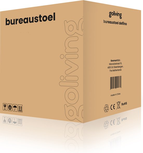 Goliving Ergonomisch Bureaustoel - Zwart