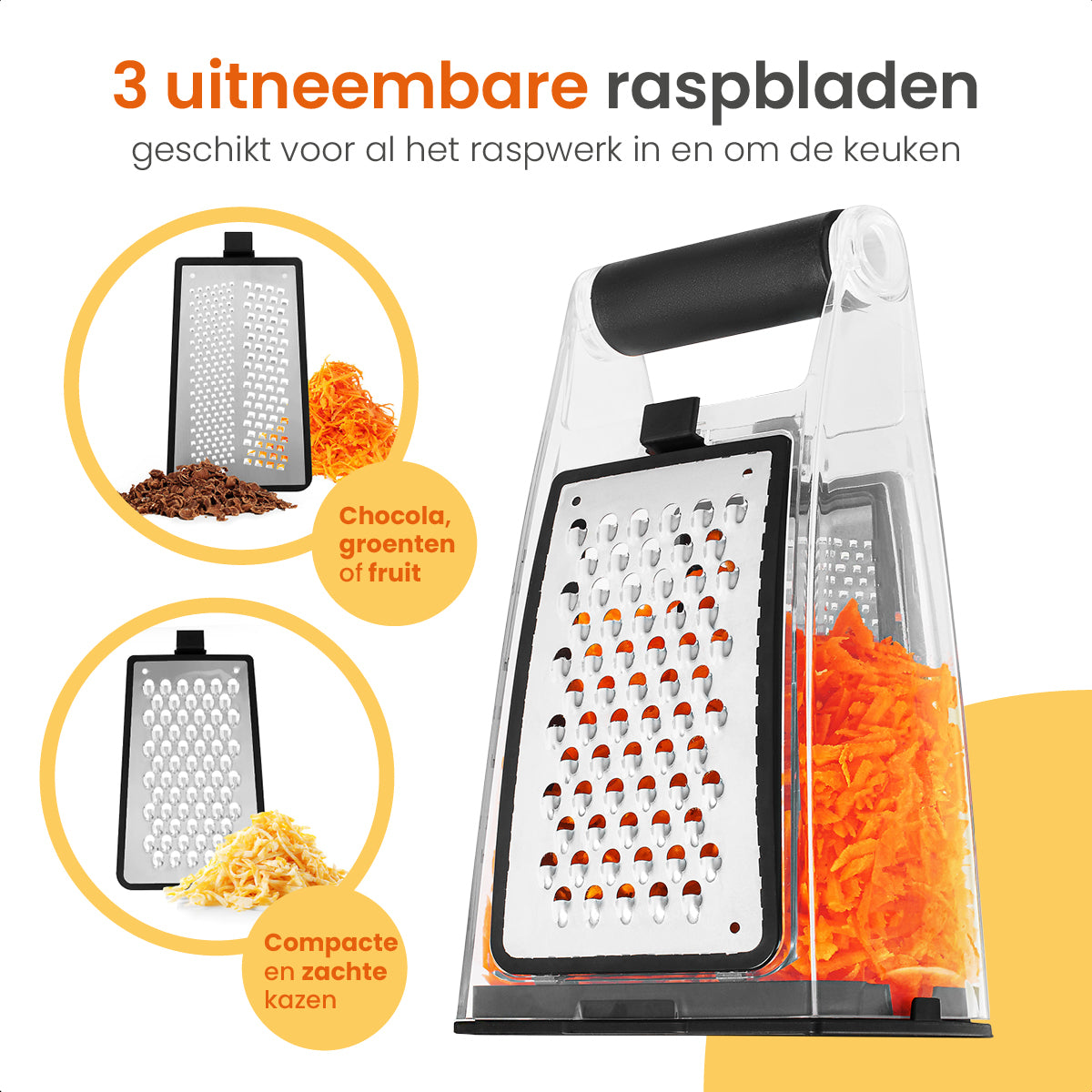 Goliving Keukenrasp met Opvangbak