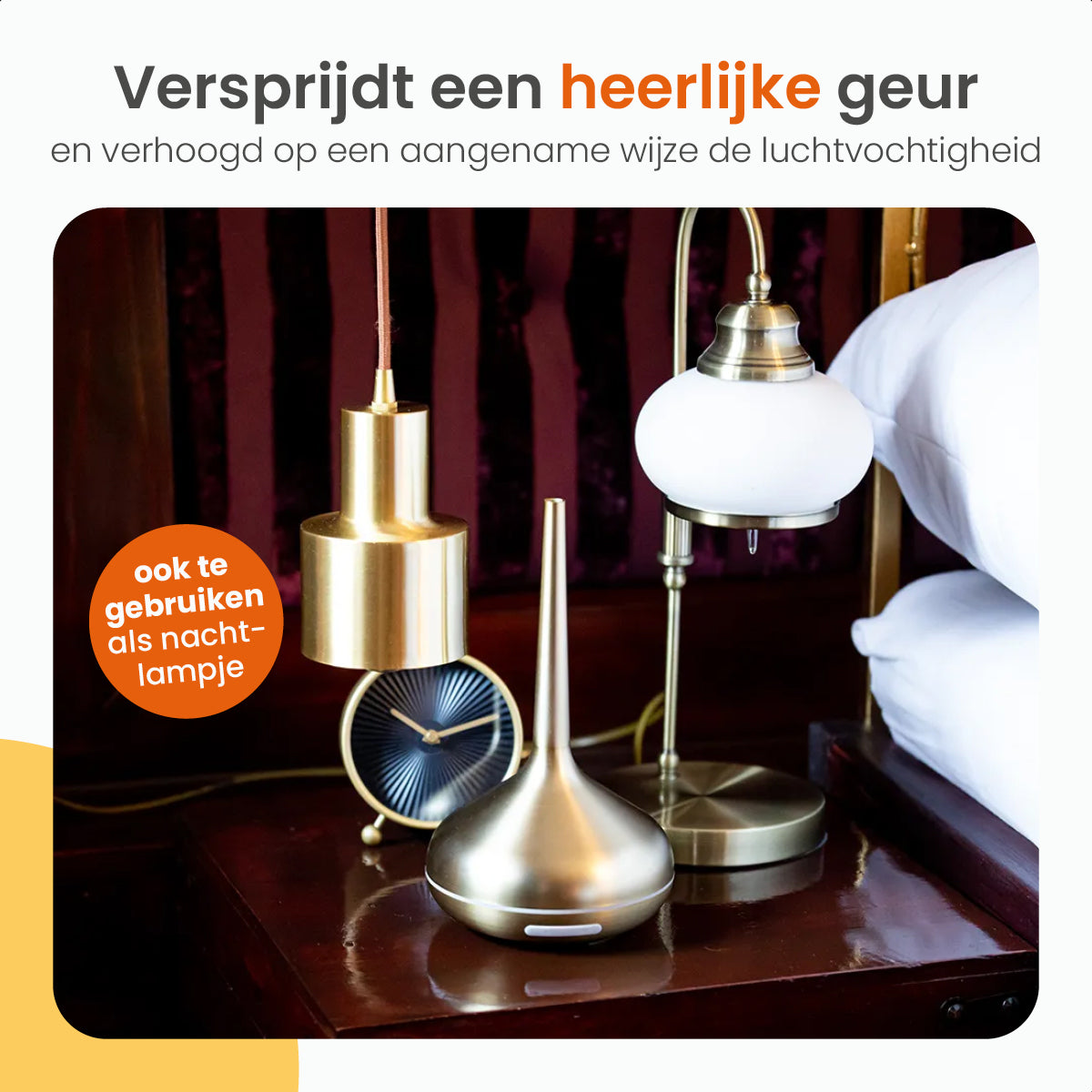 Goliving Aroma Diffuser - Incl. 2x Etherische Olie