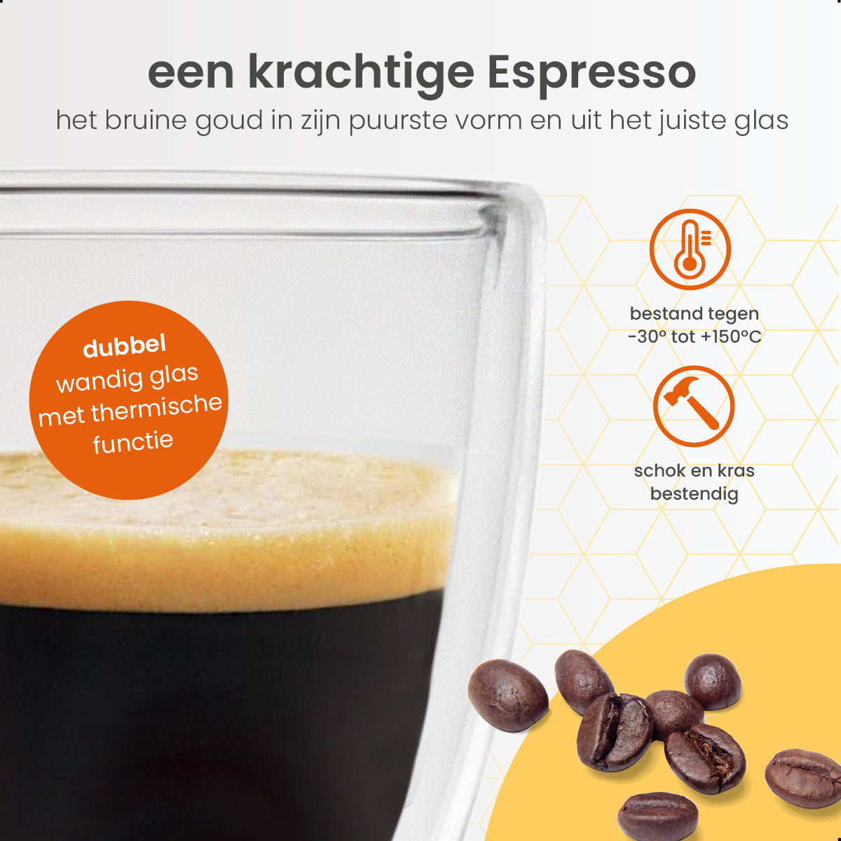 Goliving Dubbelwandige Koffieglazen - Set Van 6