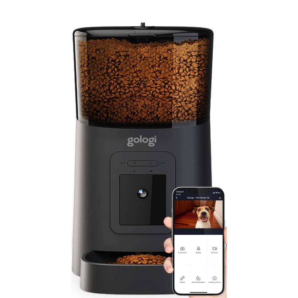 Gologi Automatische voerbak - Zwart