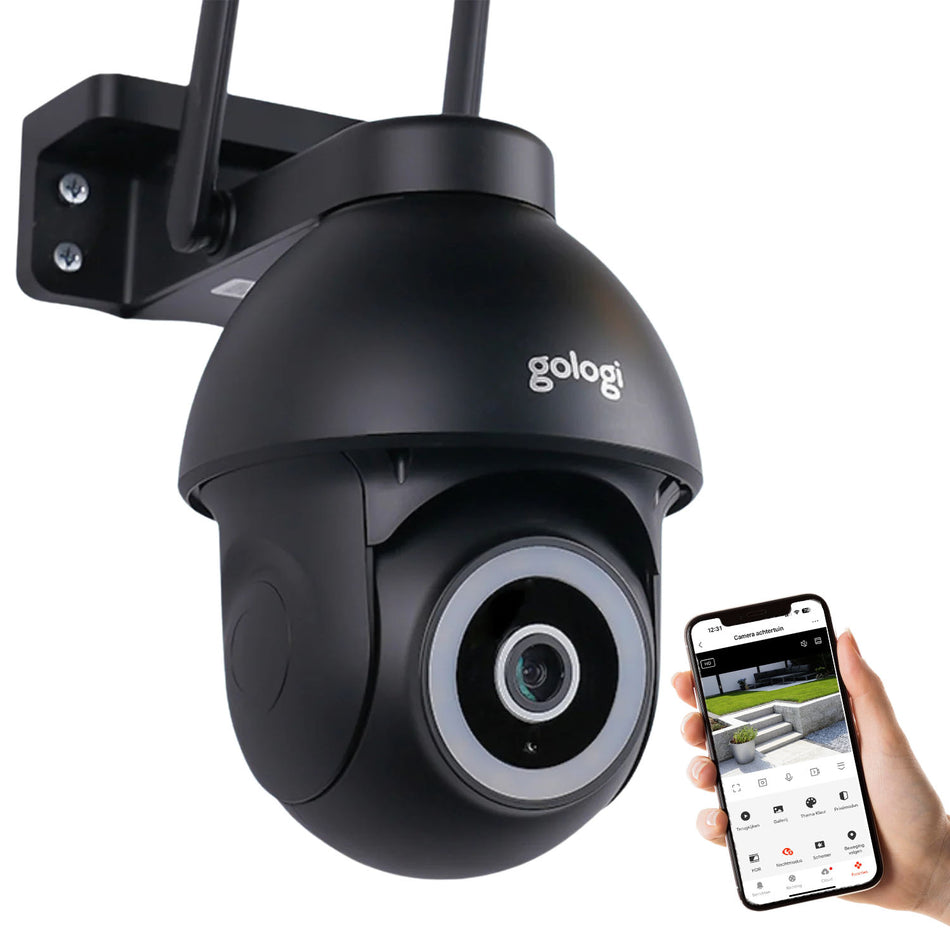 Gologi Superior Outdoorcamera 2.0 - 4MP - Zwart