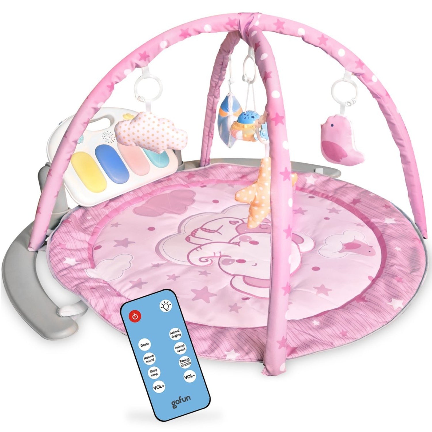 Gofun Babygym - 105 x 52 cm - Roze