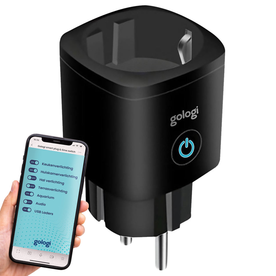 Gologi Slimme stekker - Zwart