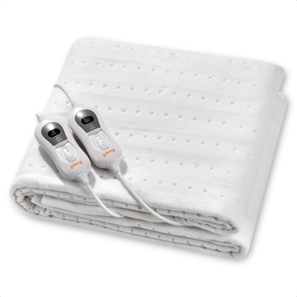 Goliving Elektrische Onderdeken - 60 Watt - Wit - 160 x 140 cm