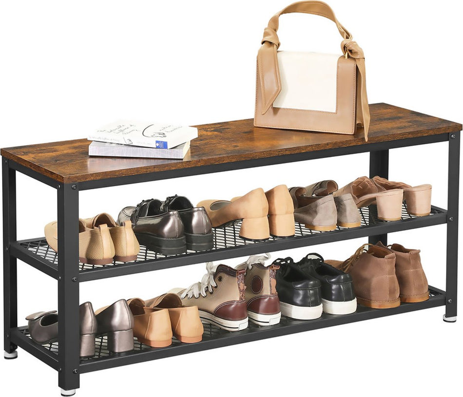 Goliving Schoenenrek - Bruin Hout