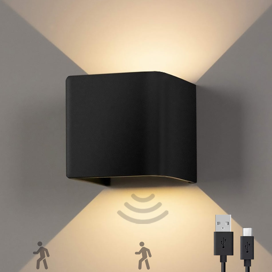 Goliving Wandlamp Op Accu - Zwart