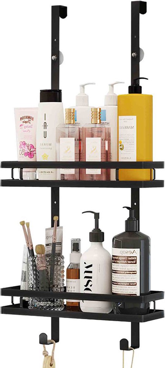 Goliving Doucherek - 74 x 35 cm - Zwart