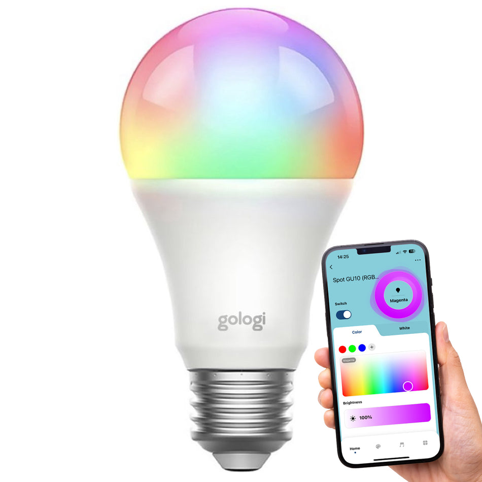 Gologi Slimme e27 bulb lamp - RGB+CCT