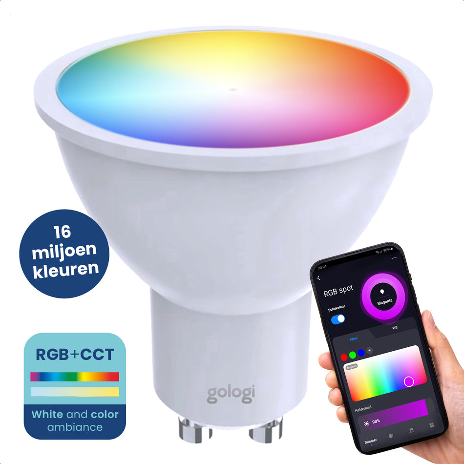 Gologi Slimme Spot - RGB+CCT GU10