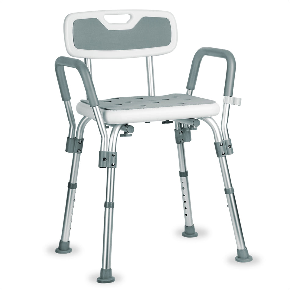 Goliving Verstelbare Douchestoel - Zithoogte 36-51 cm - Wit