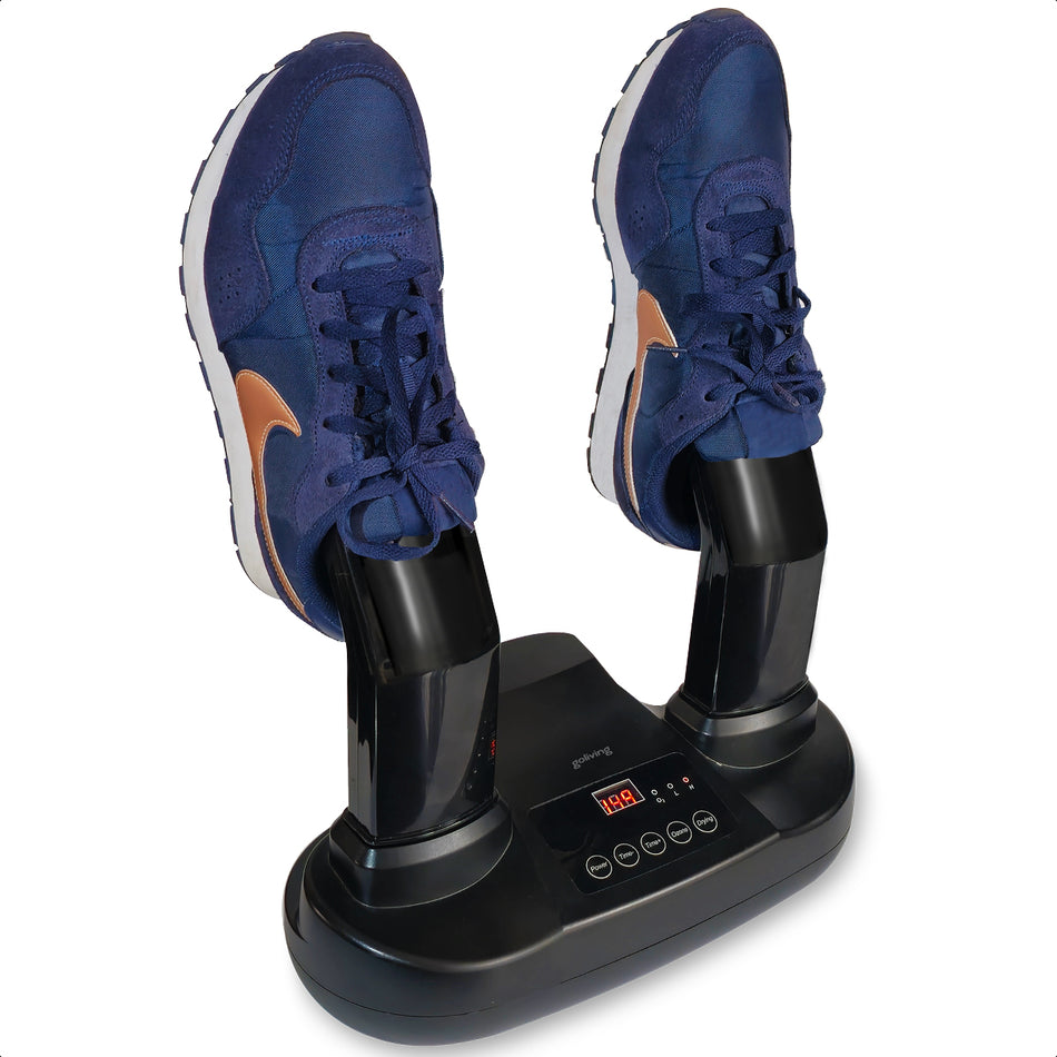 Goliving Schoenendroger Ozone - 40 x 32 cm - Schoenverfrisser - Schoendroger - Droogfunctie - Elektrisch - Zwart