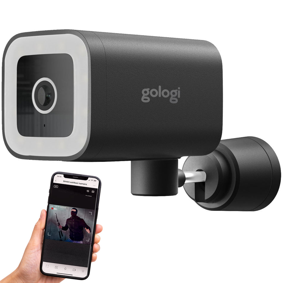 Gologi Premium Outdoorcamera - 4MP - Zwart