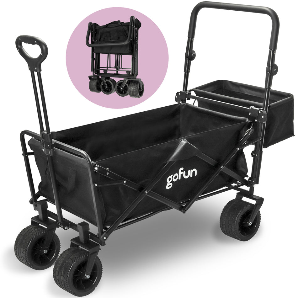 Gofun Bolderkar - 83 x 44 x 26 cm - Zwart