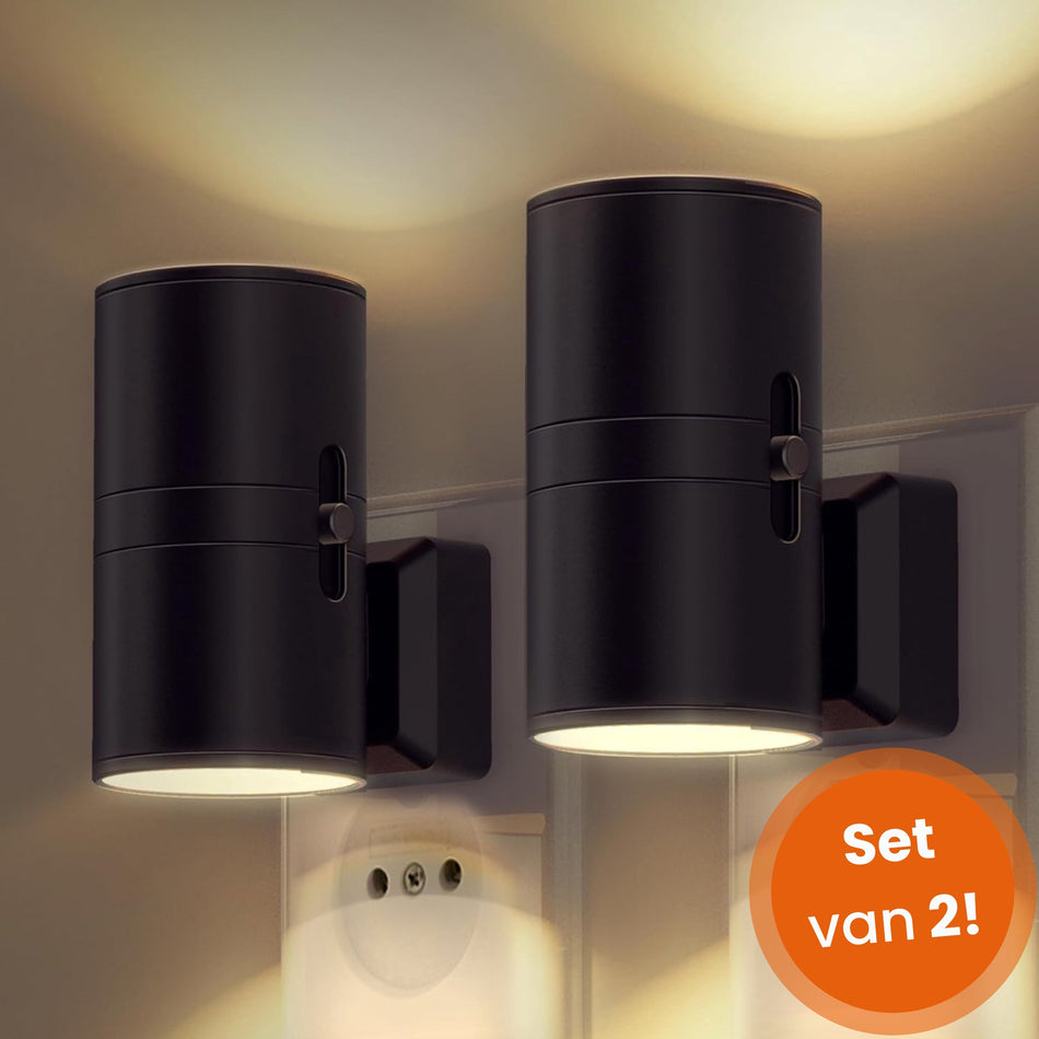 Goliving Nachtlampje Stopcontact - 2 stuks