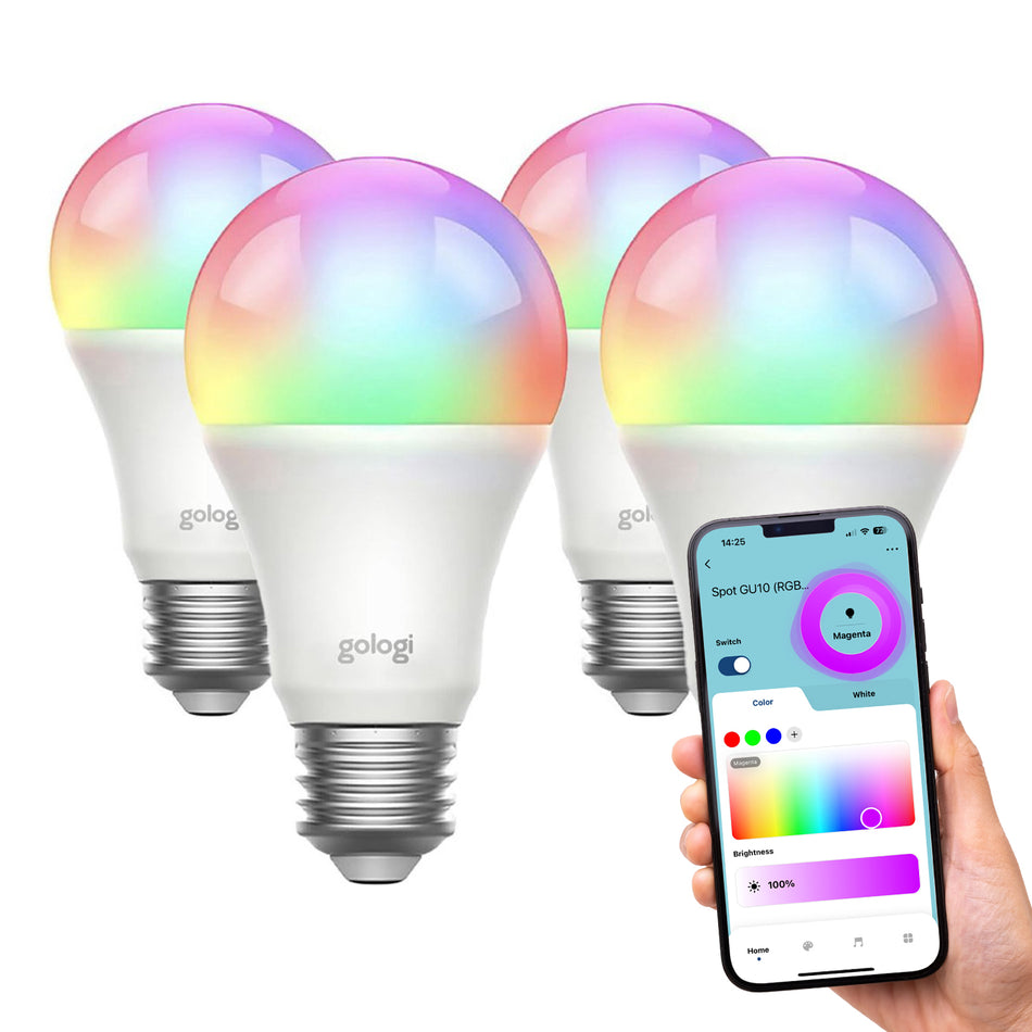 Gologi Slimme E27 Bulb Lamp 4 stuks