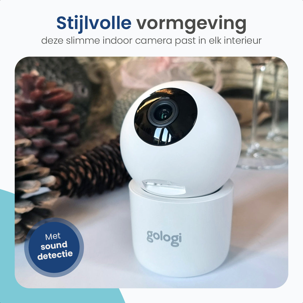 Gologi Beveiligingscamera Binnen - Wit