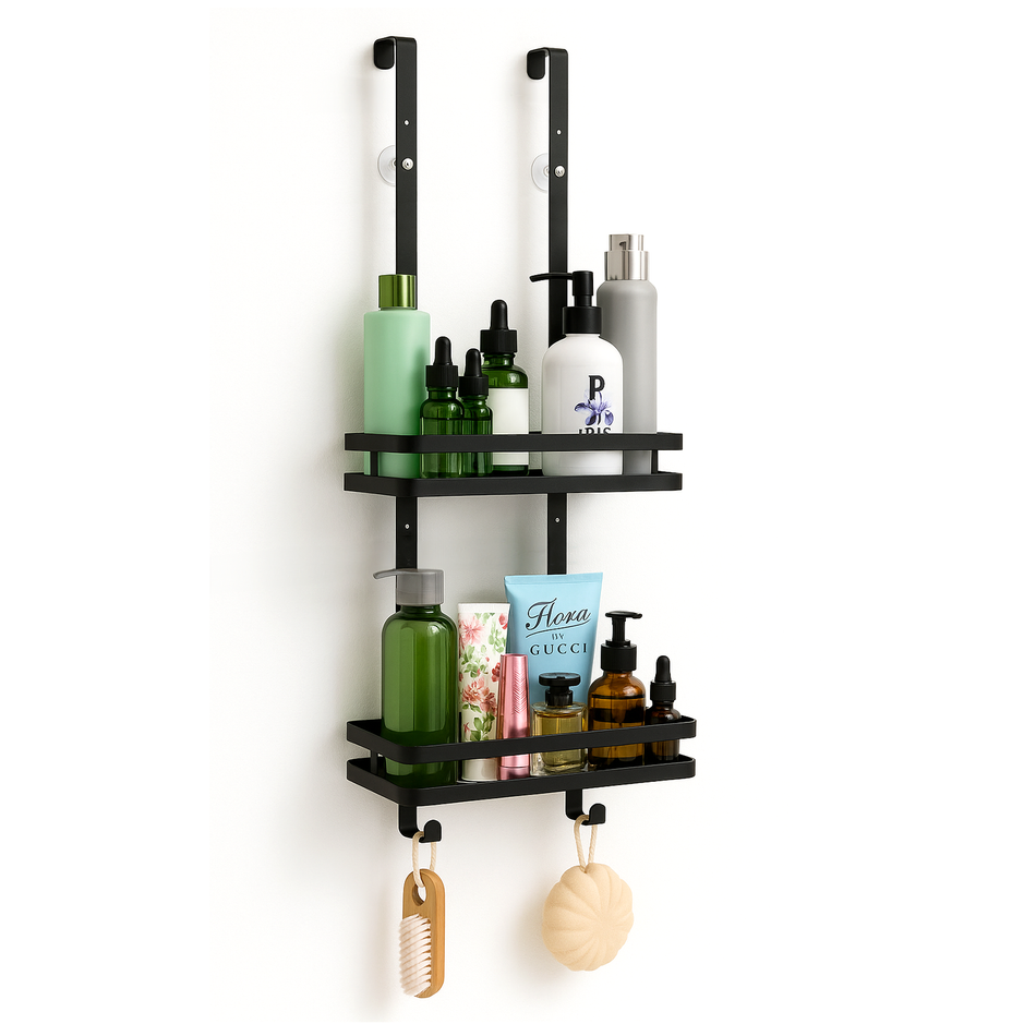 Goliving Doucherek - 74 x 35 cm - Zwart
